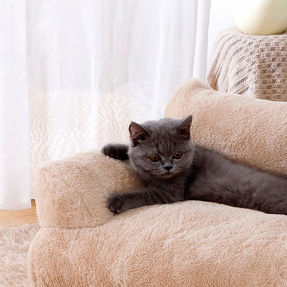 Washable Cat Sofa Bed – Soft, Removable Sofa Ideal for All Seasons.