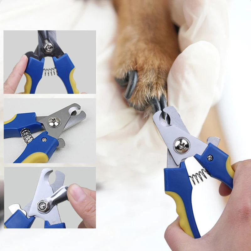 8-in-1 Complete Pet Grooming Kit – Brushes, Nail Clipper, Flea Comb & Storage Bag for Dogs & Cats