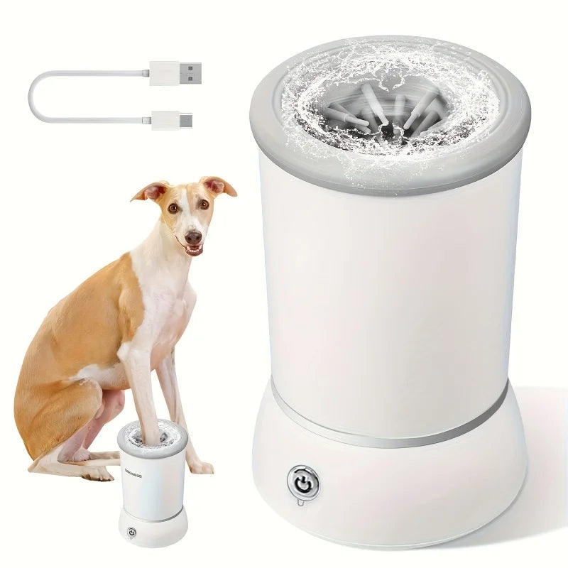 Electric Pet Paw Cleaner – Automatic Portable Paw Washing Cup for Dogs & Cats (Low Noise)