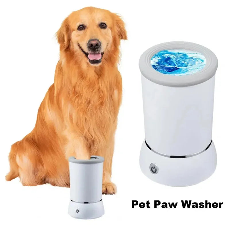 Electric Pet Paw Cleaner – Automatic Portable Paw Washing Cup for Dogs & Cats (Low Noise)