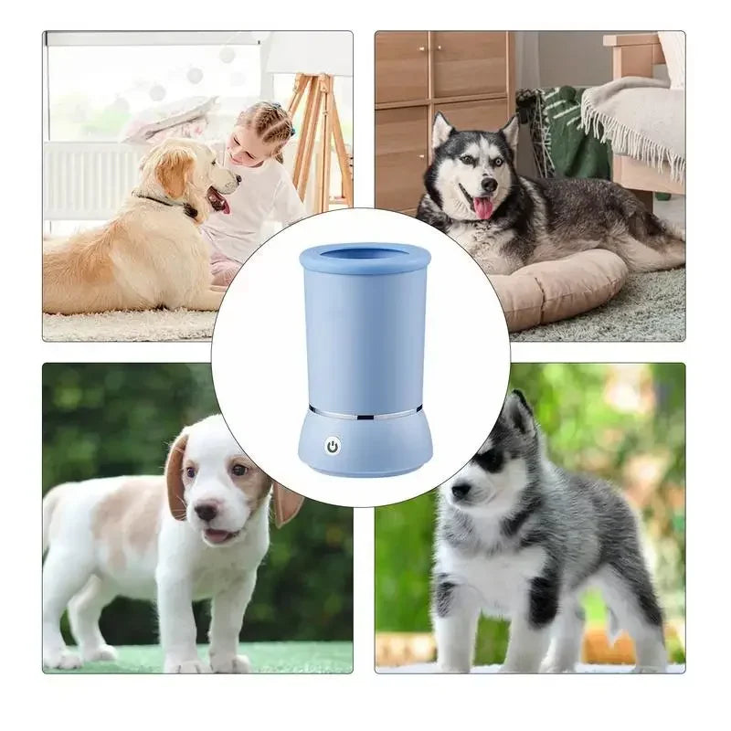 Electric Pet Paw Cleaner – Automatic Portable Paw Washing Cup for Dogs & Cats (Low Noise)