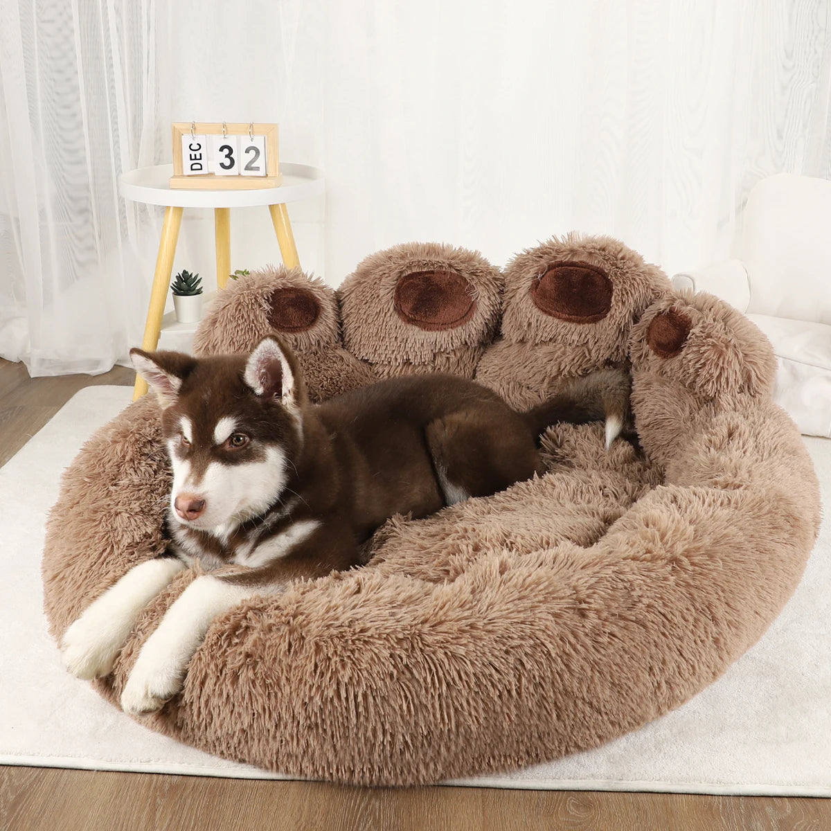 Fluffy Winter Dog Bed β Ultra-Soft Warm Pet Sofa Mat for Dogs & Cats | Cozy Kennel Basket