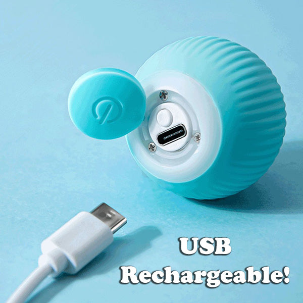 Smart Electric Rolling Cat Ball – Automatic Interactive Toy for Indoor Cats | Self-Moving Training Toy for Kittens