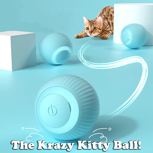 Smart Electric Rolling Cat Ball – Automatic Interactive Toy for Indoor Cats | Self-Moving Training Toy for Kittens