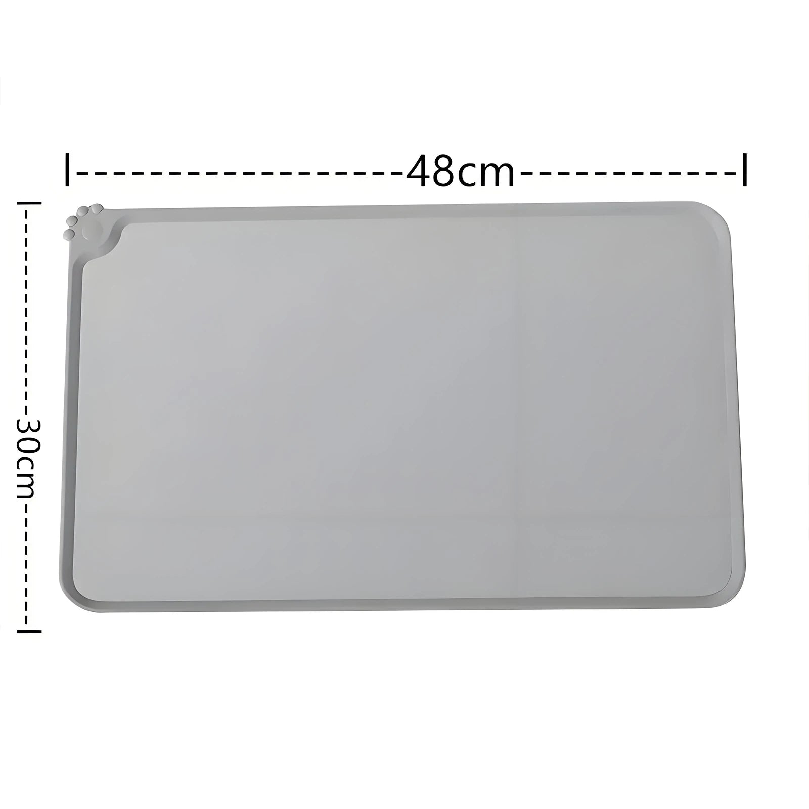 Elevated Cat Bowls with 15° Tilt – Raised Stainless Steel Cat Feeder with Anti-Slip Food Mat (Set of 2)