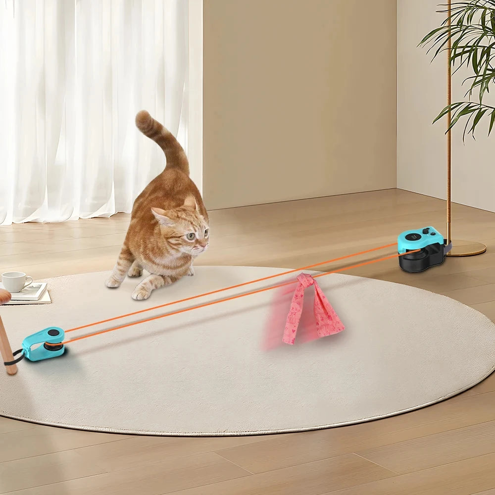 Interactive Cat Exercise Wheel – Adjustable Speed Treadmill Toy for Indoor Cats