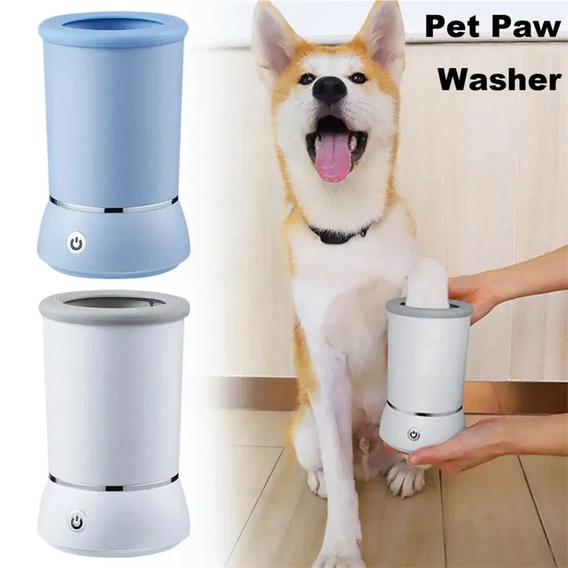 Electric Pet Paw Cleaner – Automatic Portable Paw Washing Cup for Dogs & Cats (Low Noise)